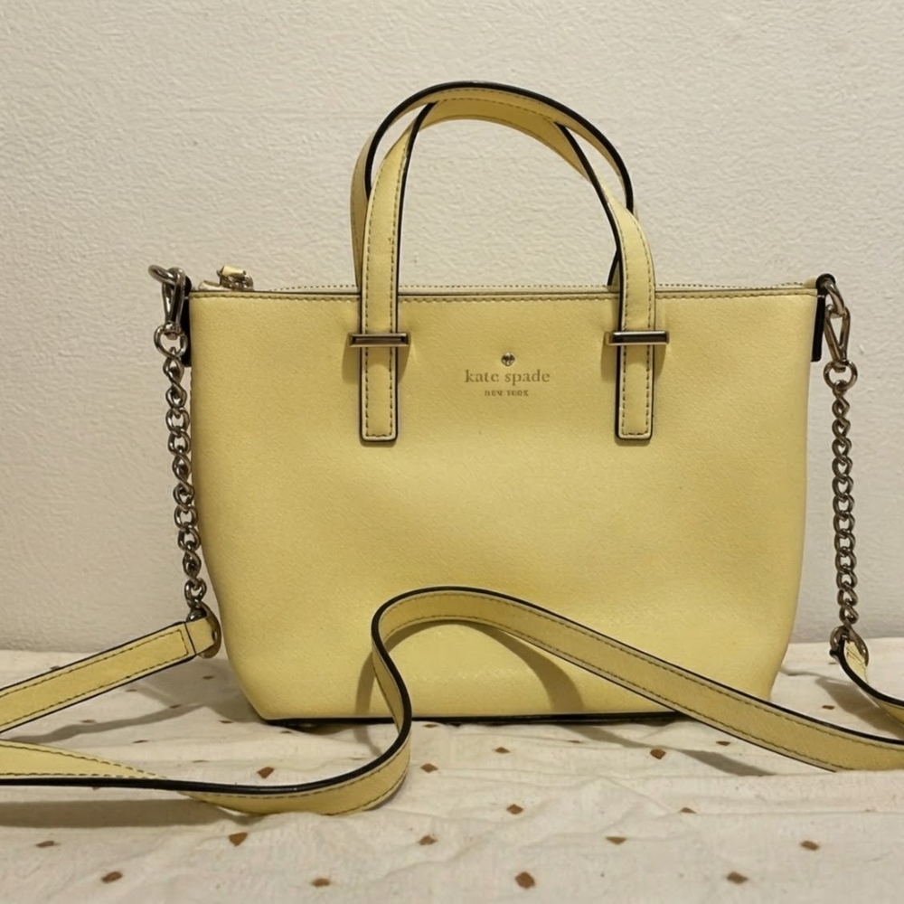Kate Spade Yellow Crossbody Bag